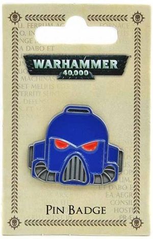 Значка Warhammer 40,000 Space Marines Helmet