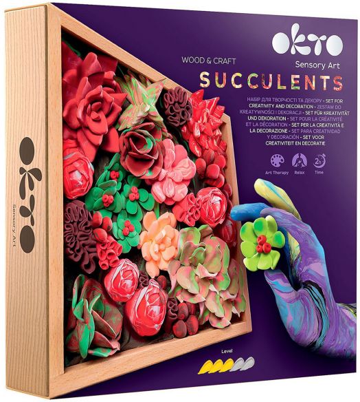 Творчески комплект Okto - Декорация с лек моделин 