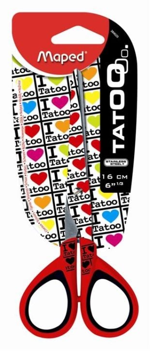 Ножица Maped Soft - I love Tatoo