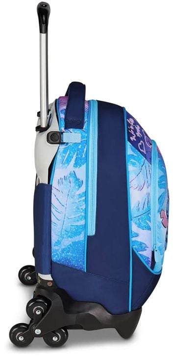 Ученическа раница на колела Seven Lilo & Stitch и телескопична дръжка