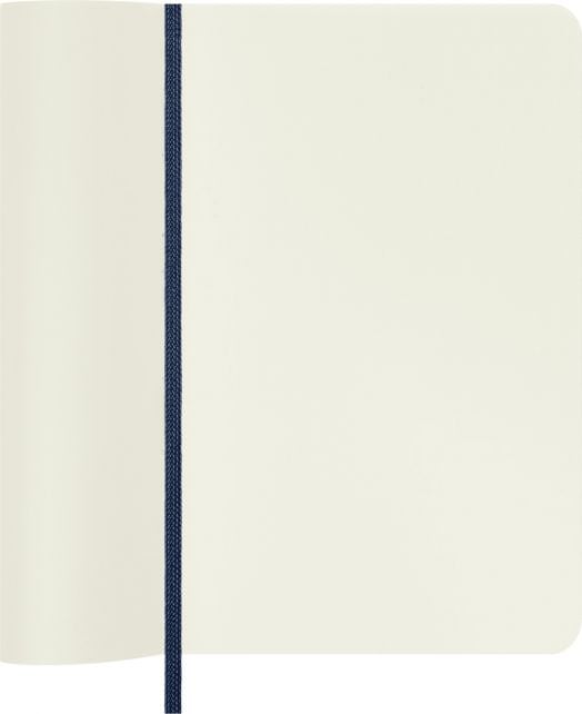 Джобен тъмносин тефтер Moleskine Classic Sapphire Blue с меки корици и нелинирани страници