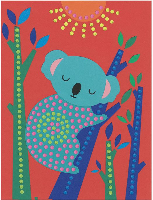 Комплект за оцветяване Djeco: Животни