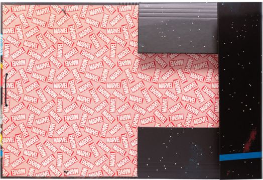 Папка Marvel Comics Avengers с ластик