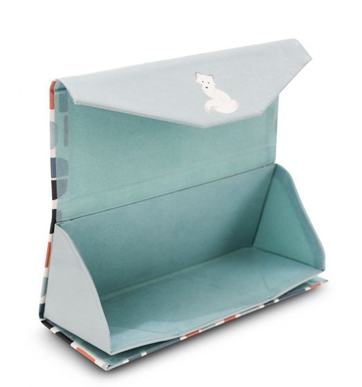 Сгъваем калъф за очила Nici Dreamy Winter - Полярна лисица