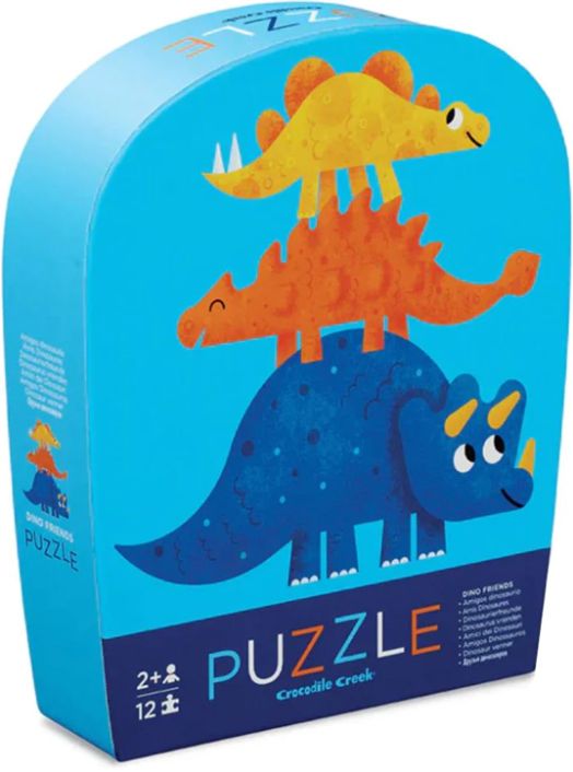 Пъзел Crocodile Creek - Dino friends, 12 части