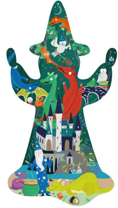 Пъзел Floss & Rock, Spellbound - Магьосник, 80 части