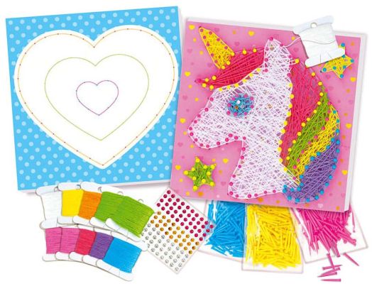 Творчески комплект 4M - Стринг арт, сърце и еднорог