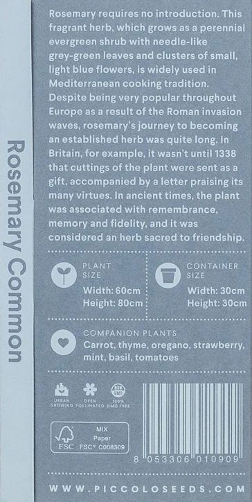 Семена за средиземноморски билки Piccolo, 3 вида