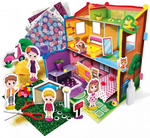 Творчески комплект Headu - Моята първа куклена къща