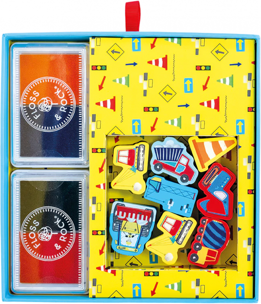 Творчески комплект с печати Floss & Rock - Construction