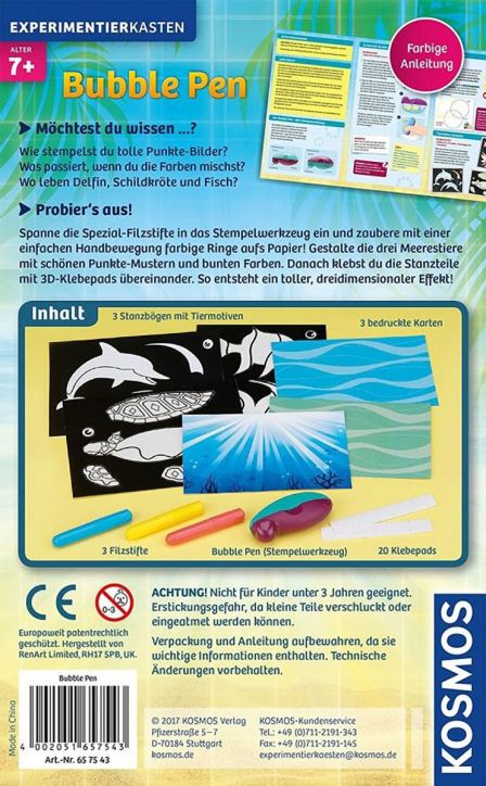 Творчески комплект Kosmos: Писалка с балончета