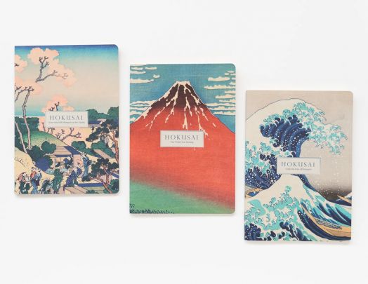 Комплект тефтери Grupo Erik - Great Wave off Kanagawa, 3 бр.