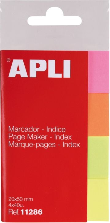 Самозалепващи индекси Apli Fluor