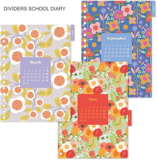 Седмичен тефтер-органайзер Miquelrius Spring от септември 2025 до август 2026 г.