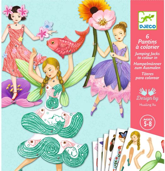 Детска игра Djeco: Ателие за движещи се кукли феи