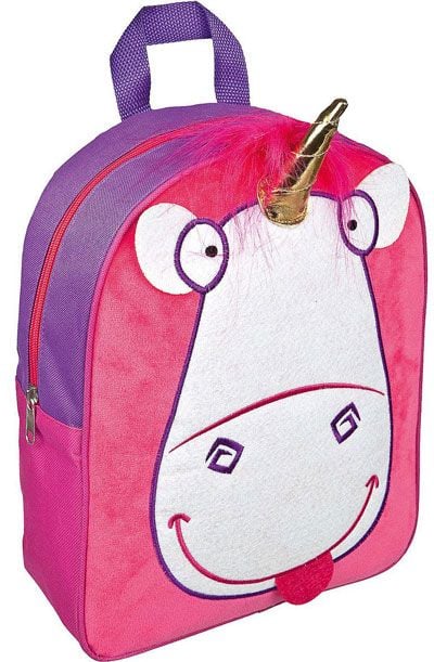 Детска раничка Еднорог с плюш