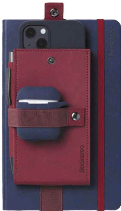 Държач за телефон Bookaroo, тъмночервен
