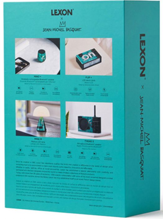 Комплект Lexon x Jean-Michel Basquiat, Equals Pi