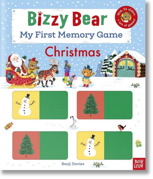 Bizzy Bear: My First Memory Game Book Christmas