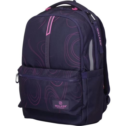Ученическа раница Schneiders Walker Rey Frequency Purple