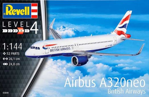 Сглобяем модел Revell - Самолет Airbus 320 neo British Airways
