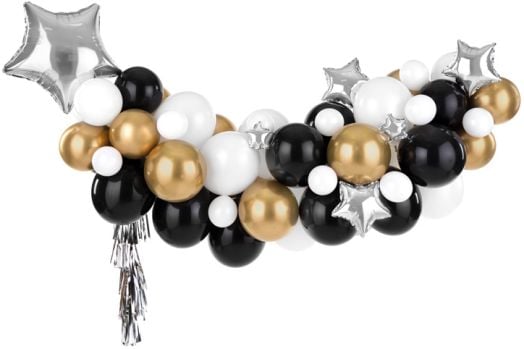 Комплект гирлянд от балони PartyDeco - Звезда, 167 х 135 см