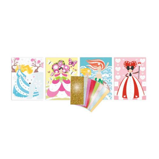 Творчески комплект Apli Kids: Направи 4 картини с транферно фолио