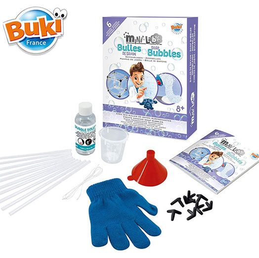 Мини лаборатория Buki: Сапунени балони