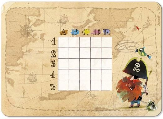 Детска игра Janod - Морска битка с пирати