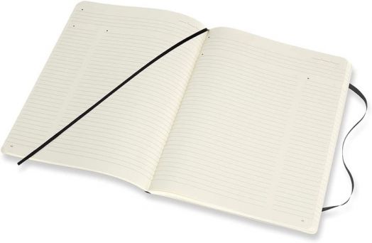 Черен тефтер Moleskine Pro Collection Black с меки корици