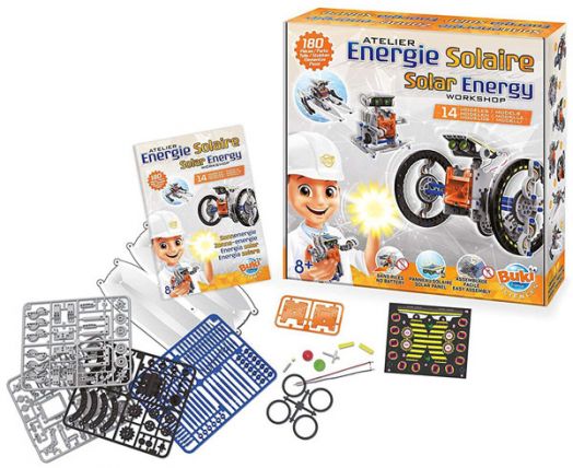 Комплект за строителство Buki: Слънчева енергия, 14 в 1