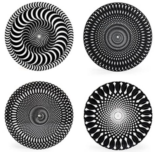 Комплект подложки за чаши Kikkerland, 4 бр.