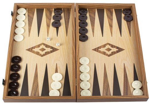 Табла Manopoulos - Дъб-орех реплика, 48 х 26 см.