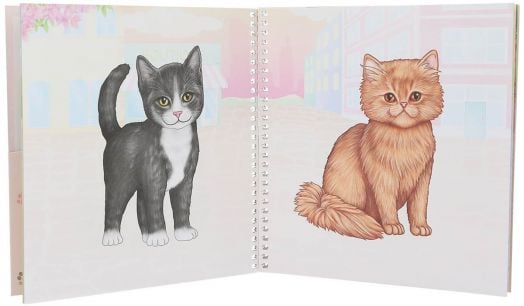 Книжка със стикери Top Model - Котенца