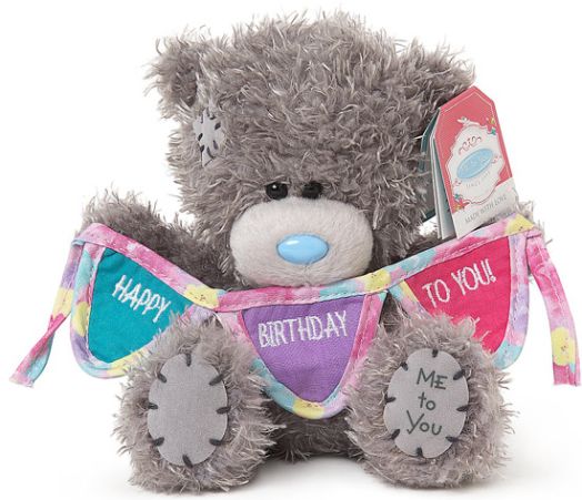Плюшено мече Me To You - Happy Birthday, 13 см.