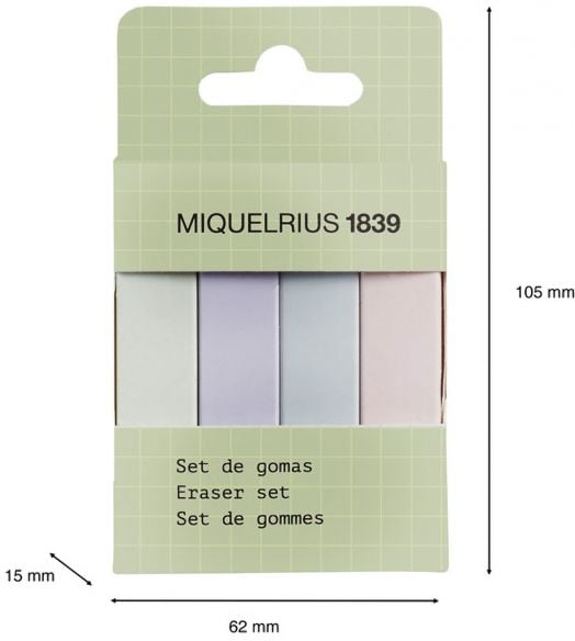 Комплект гумички Miquelrius Back2Basics, 4 бр.