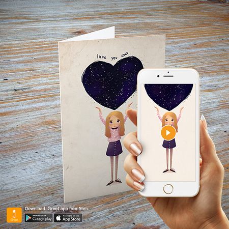 iGreet Картичка - Ти си моята вселена