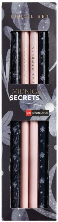 Комлект моливи Miquelrius Midnight Secrets, 6 бр.