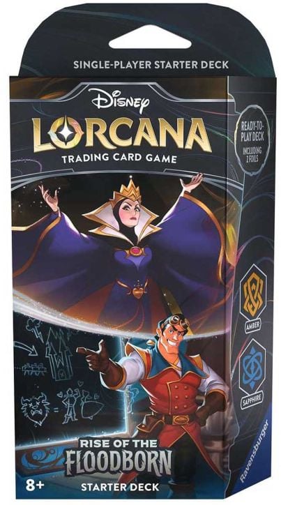 Disney Lorcana TCG: Starter Deck - Rise of the Floodborn The Queen & Gaston