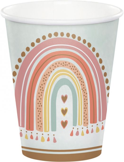 Чашки Creative Party - Boho Rainbow, 8 бр.
