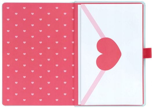 Тефтер Grupo Erik - Pusheen The Cat Purrfect Love Collection с химикалка със светлина