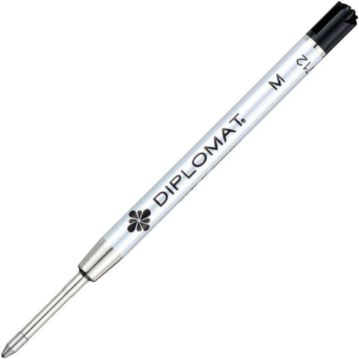 Пълнител за химикалка Diplomat Easy Flow - черен