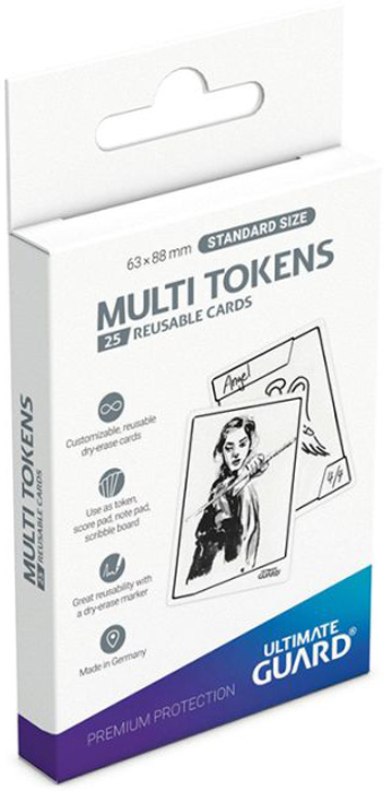 Карти за игра Ultimate Guard: Multi Tokens, 25 броя