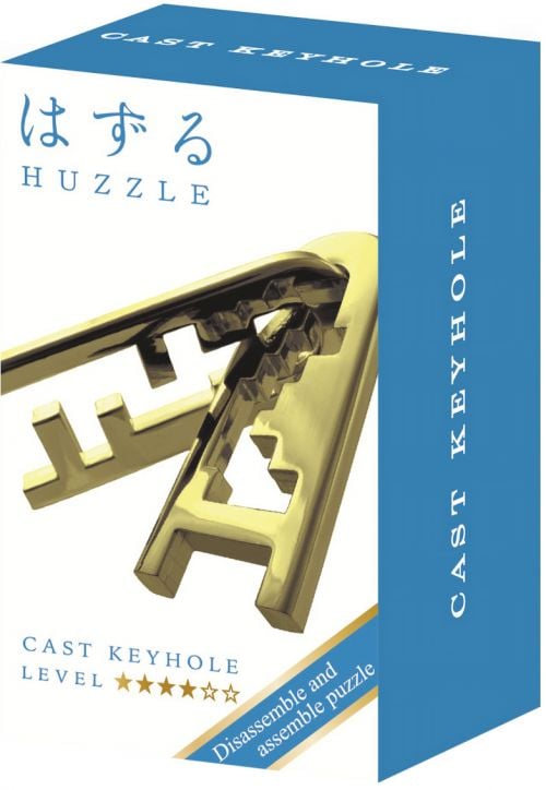 3D пъзел Eureka Hanayama Cast Mini Huzzle Keyhole Gold