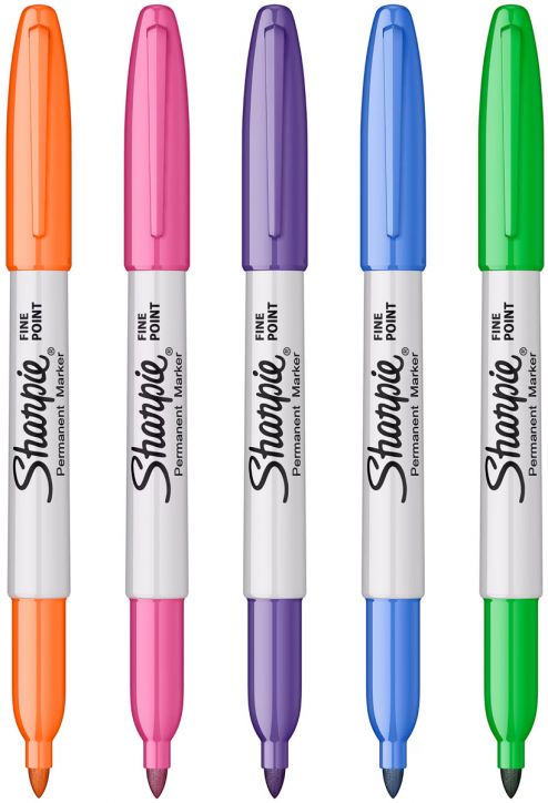 Комплект маркери Sharpie - Glam Pop, 5 цвята