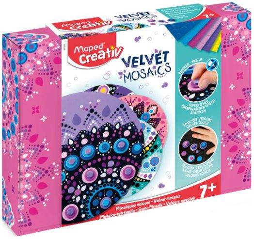 Творчески комплект Maped Creativ - Мандала от кадифе мозайка