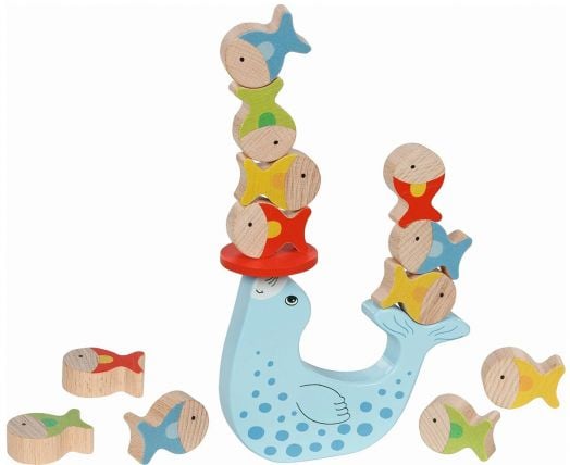 Балансна игра Goki - Тюлен с рибки