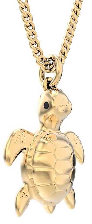 Колие с медальон Chocli - Sea Turtle