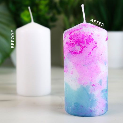 Комплект Направи си сам Gift Republic - Candle Marbling, Мрамориране на свещи