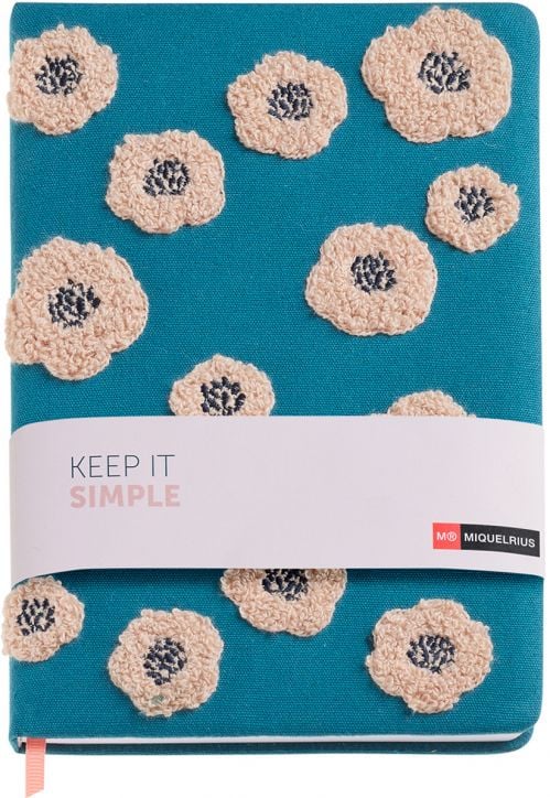 Тефтер Miquelrius Keep It Simple A5, 80 нелинирани листа